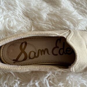 Sam Edelman Natural Canvas Slip-On